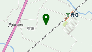 旧有畑小学校校庭の地図画像