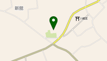 新舘地区集会所の地図画像