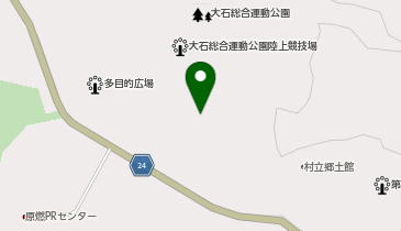 総合体育館の地図画像