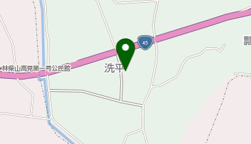 洗平地区農業構造改善センターの地図画像