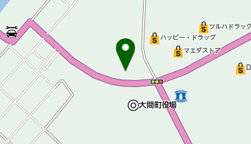 大間町総合開発センター駐車場の地図画像