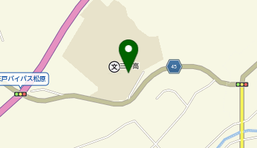 三戸高等学校の地図画像