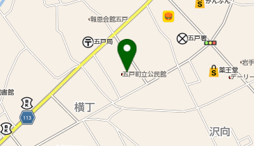 町立公民館(体育センター含む)の地図画像