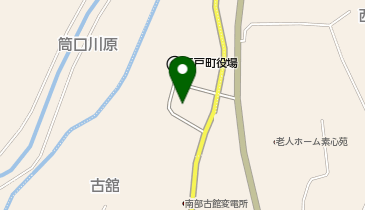 五戸町役場駐車場の地図画像