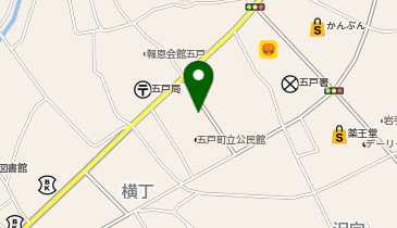町立公民館駐車場の地図画像