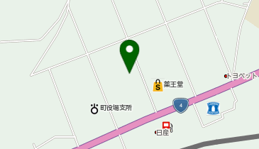 町民体育館の地図画像