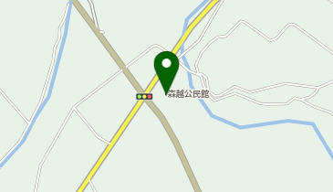 森越公民館の地図画像