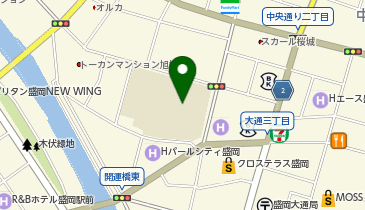 桜城小学校(大規模火災時は屋外運動場)の地図画像