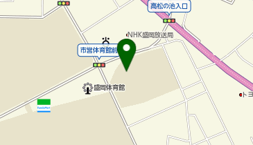 上田小学校(大規模火災時は屋外運動場)の地図画像