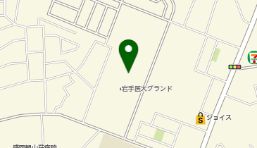 岩手医大緑が丘グラウンドの地図画像
