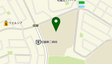 東松園小学校(大規模火災時は屋外運動場)の地図画像