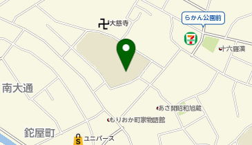 大慈寺小学校(大規模火災時は屋外運動場)の地図画像