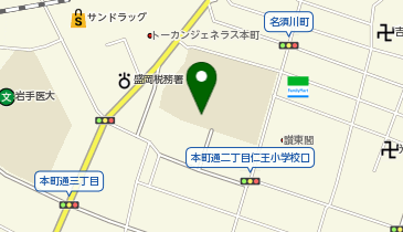 仁王小学校の地図画像