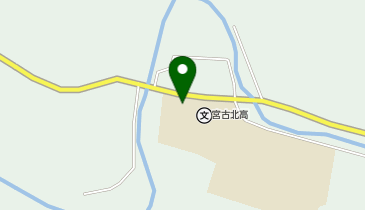 宮古北高等学校高台の地図画像