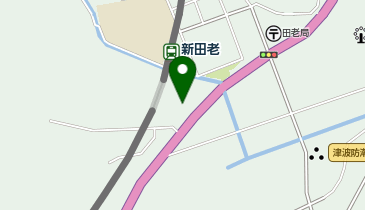 個人宅付近高台の地図画像