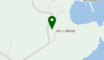 浄土ヶ浜第1駐車場高台の地図画像