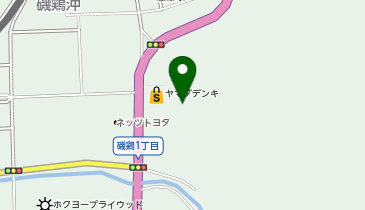 越田山高台の地図画像