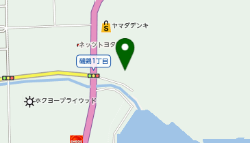 越田山熊野神社高台の地図画像
