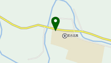 宮古北高等学校の地図画像