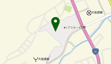 リアスホール駐車場の地図画像