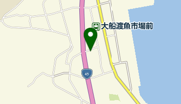 BRT上高台の地図画像