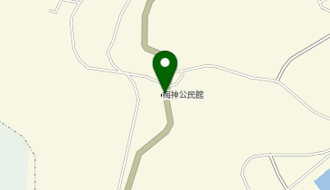 梅神公民館の地図画像