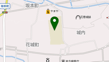 花巻小学校の地図画像