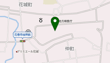 市民体育館の地図画像