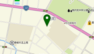 黒沢尻西地区交流センターの地図画像