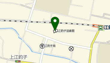 江釣子地区交流センターの地図画像