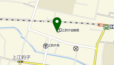 江釣子地区交流センターの地図画像