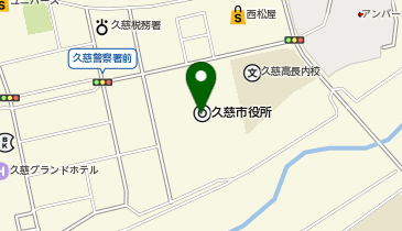 久慈市役所の地図画像