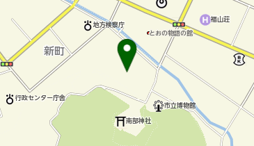 遠野市民センターの地図画像