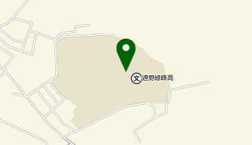 遠野緑峰高等学校体育館の地図画像