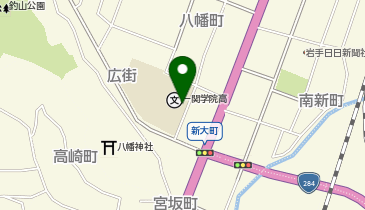 一関学院高等学校の地図画像