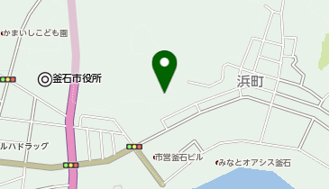 浜町避難道路の地図画像