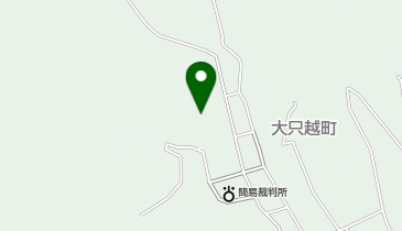 大只越市営住宅駐車場の地図画像