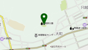 薬師公園の地図画像