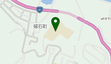 白山小学校校庭の地図画像