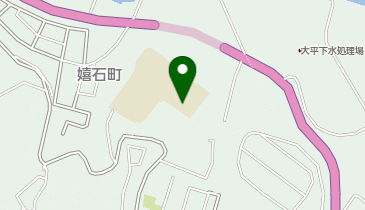 白山小学校体育館の地図画像