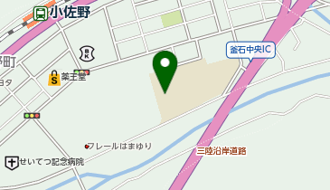 小佐野小学校体育館の地図画像