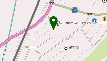 二戸市勤労者総合福祉センターの地図画像