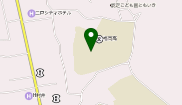 福岡高校の地図画像