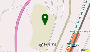 福岡工業高校の地図画像