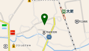 大更コミュニティセンターの地図画像