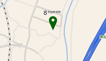 安代地区体育館の地図画像