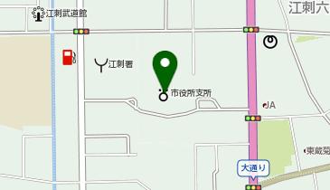 江刺総合支所の地図画像