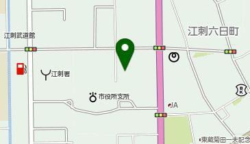 江刺体育文化会館の地図画像