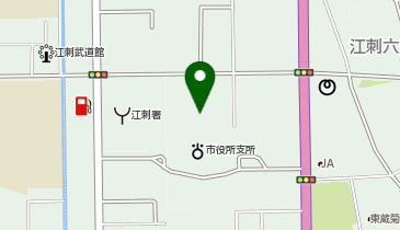 江刺生涯学習センターの地図画像