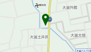 大釜地区コミュニティセンターの地図画像